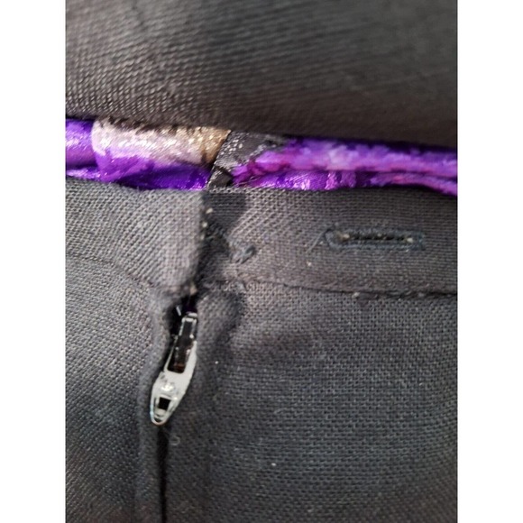 Vintage 1980s Linen Blend Double Breasted Blazer Midi Skirt Suit Set Women Small - Picture 6 of 11